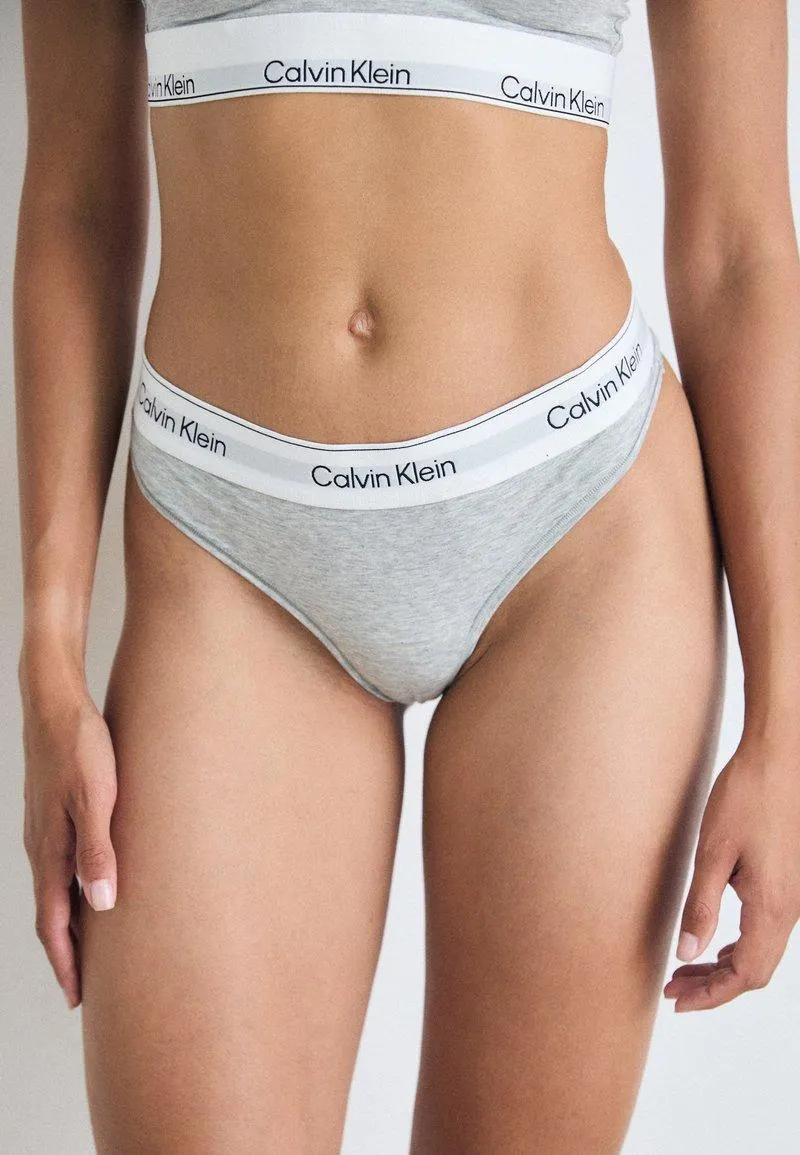 THONG ICON COTTON MODAL - String - grey heather