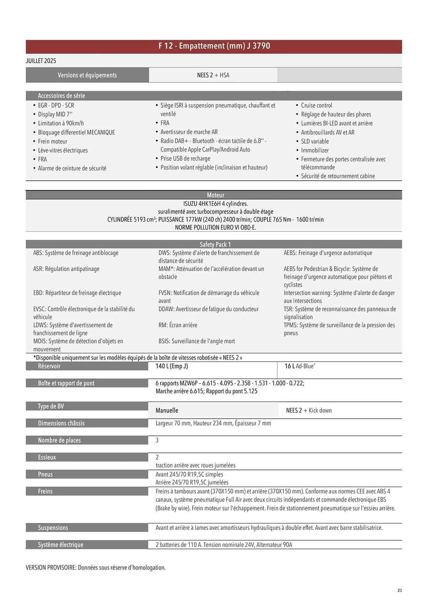 Catalogue Isuzu du 11 novembre au 31 mars 2026 - Catalogue page 21