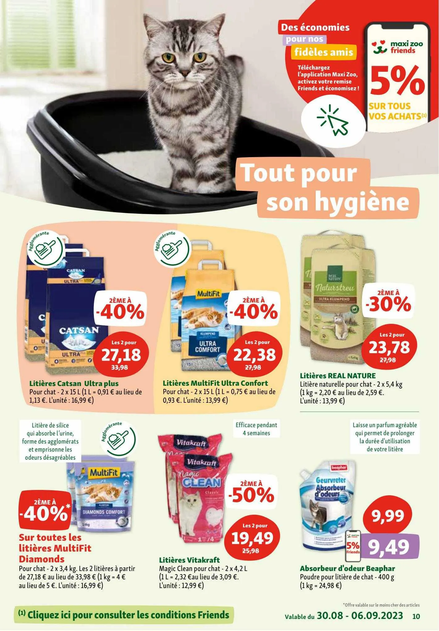 Catalogue Maxi Zoo du 25 août au 8 septembre 2023 - Catalogue page 10