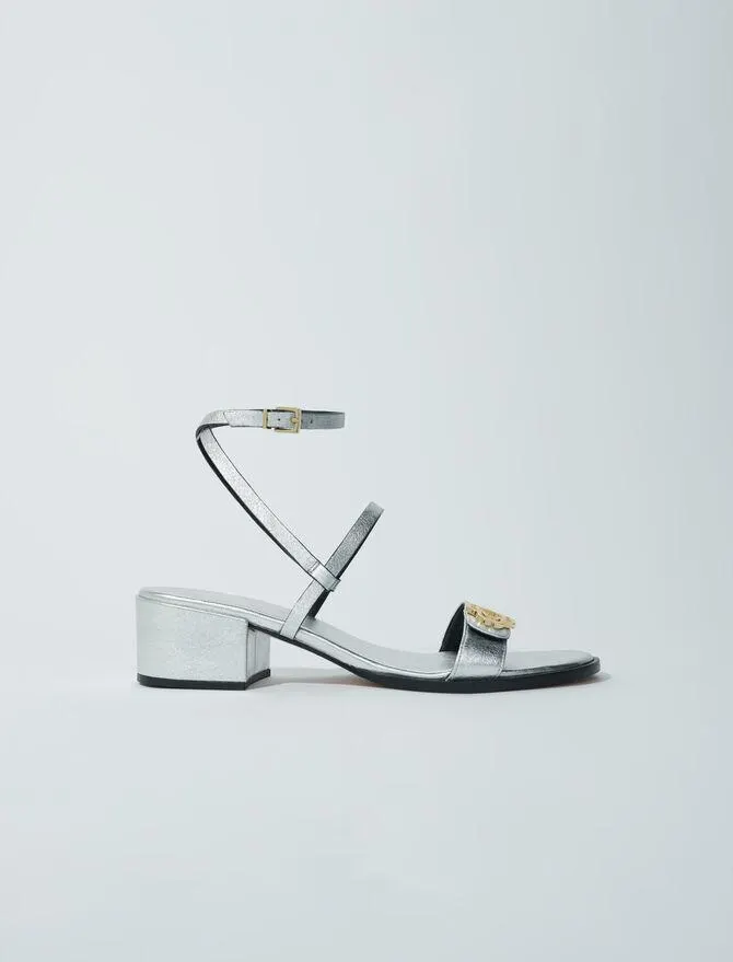 Sandales à brides en cuir