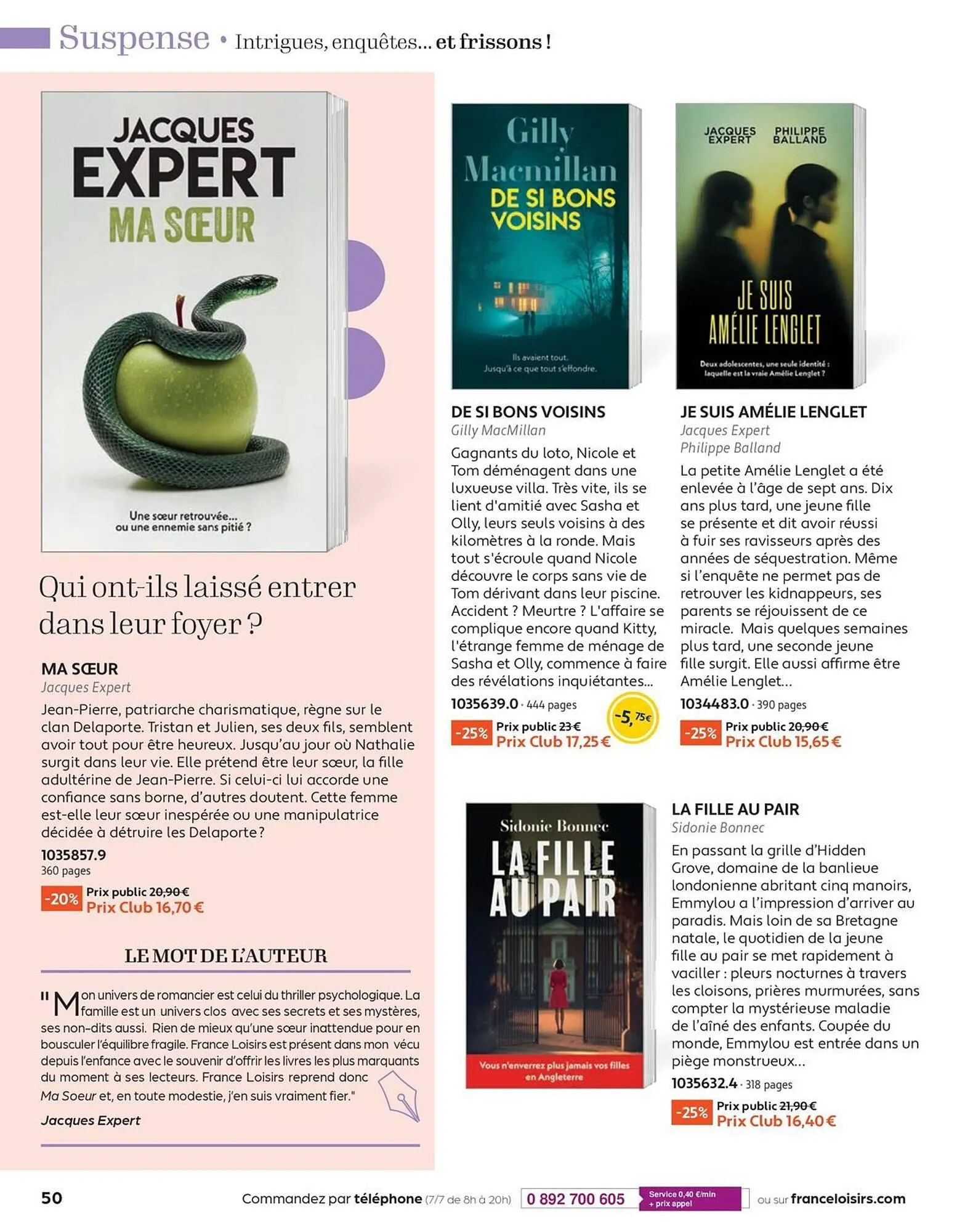Catalogue France Loisirs du 2 mars au 30 avril 2026 - Catalogue page 50