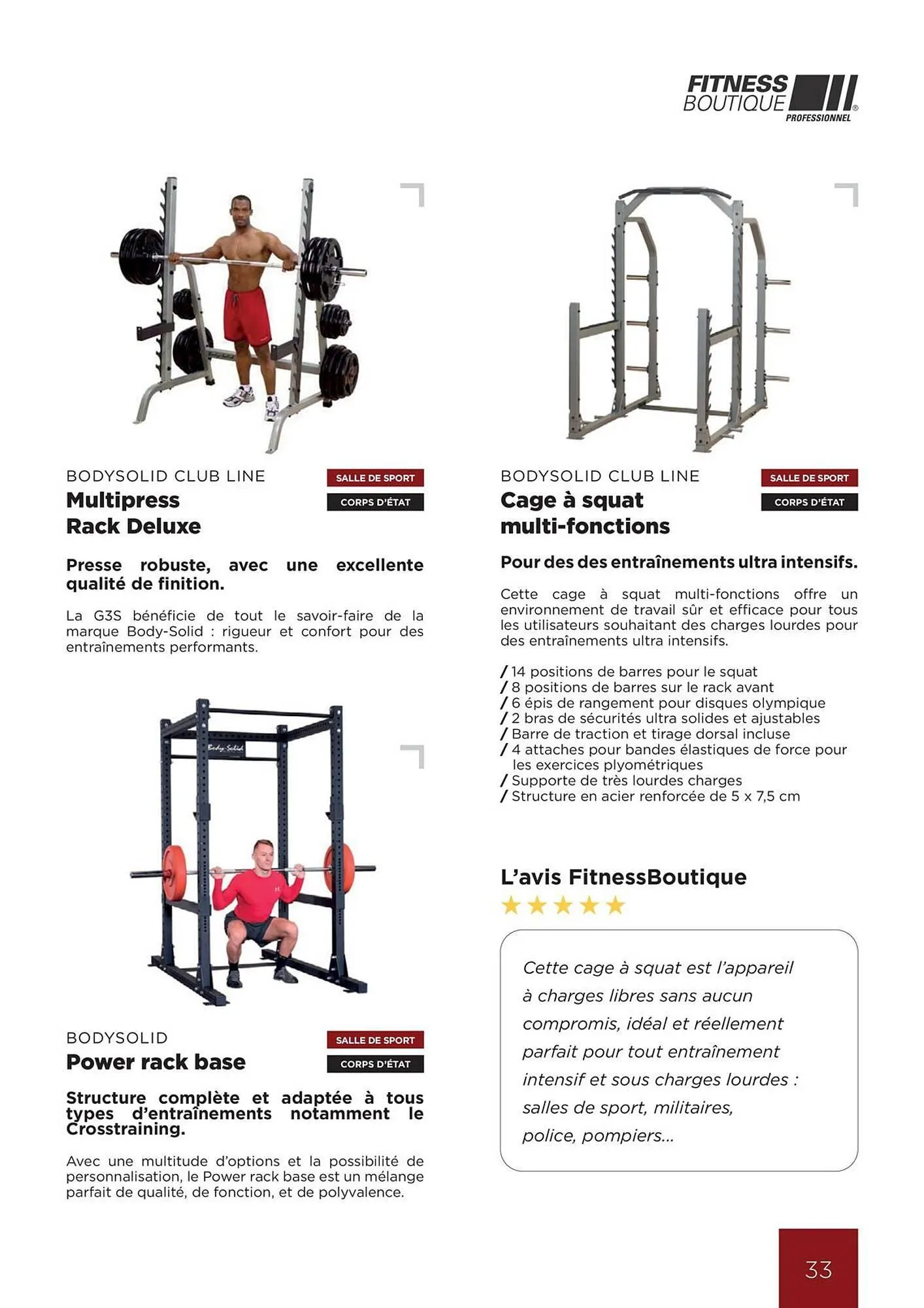 Catalogue Fitness Boutique du 27 mars au 28 février 2026 - Catalogue page 33