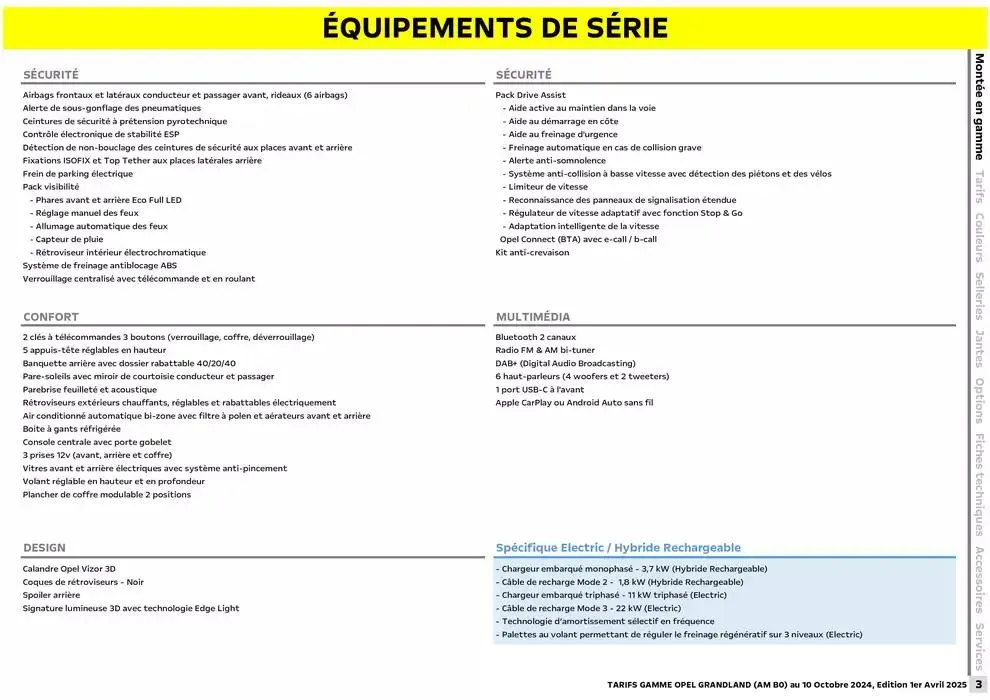 Opel Nouveau Grandland du 3 avril au 3 avril 2026 - Catalogue page 3