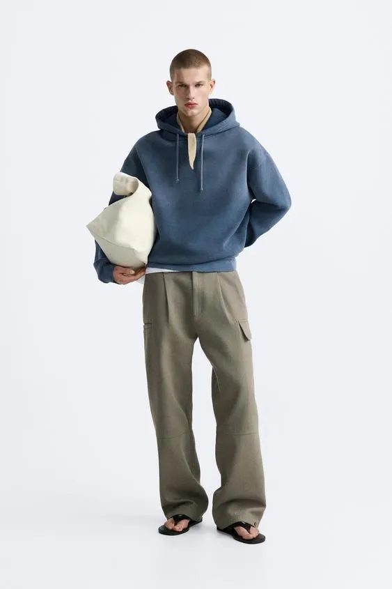 SUDADERA LAVADA CAPUCHA