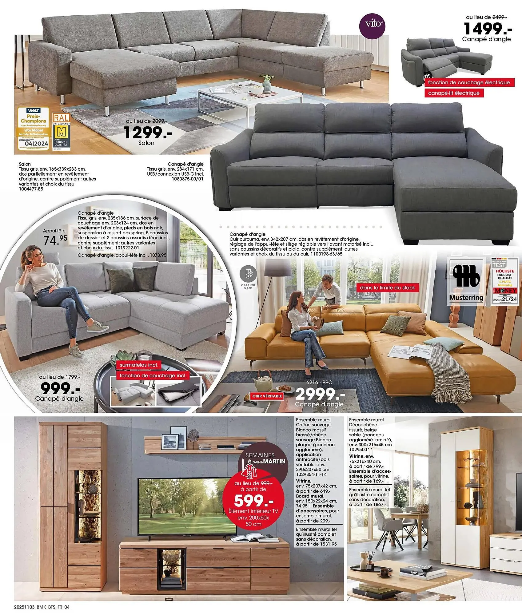 Catalogue Möbel Martin du 2 novembre au 15 novembre 2025 - Catalogue page 4