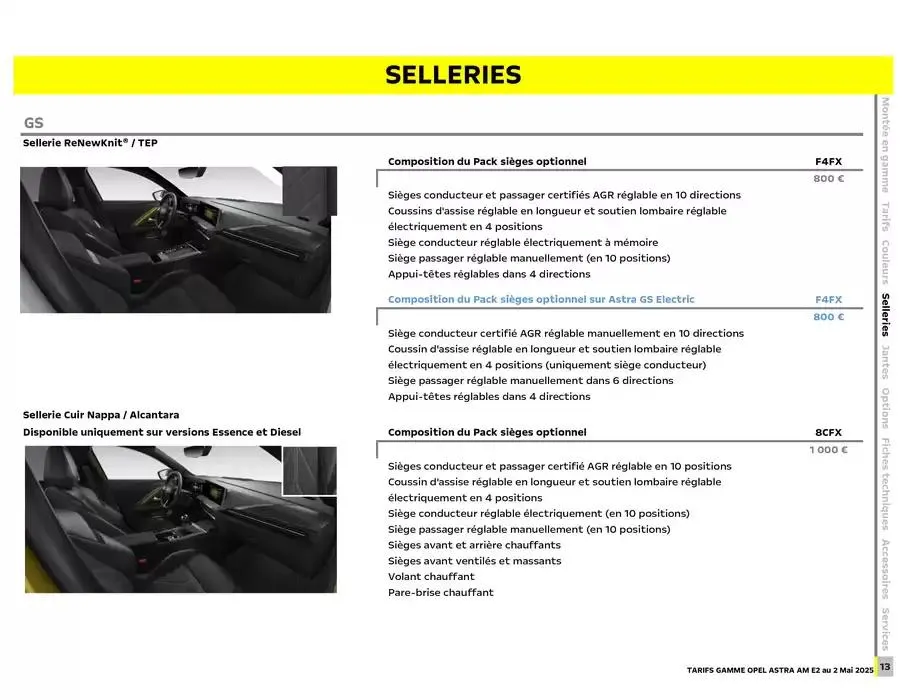Opel Astra et Astra Sports Tourer du 12 mai au 12 mai 2026 - Catalogue page 14