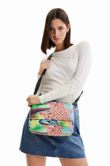 Sac à bandoulière moyen psychédélique