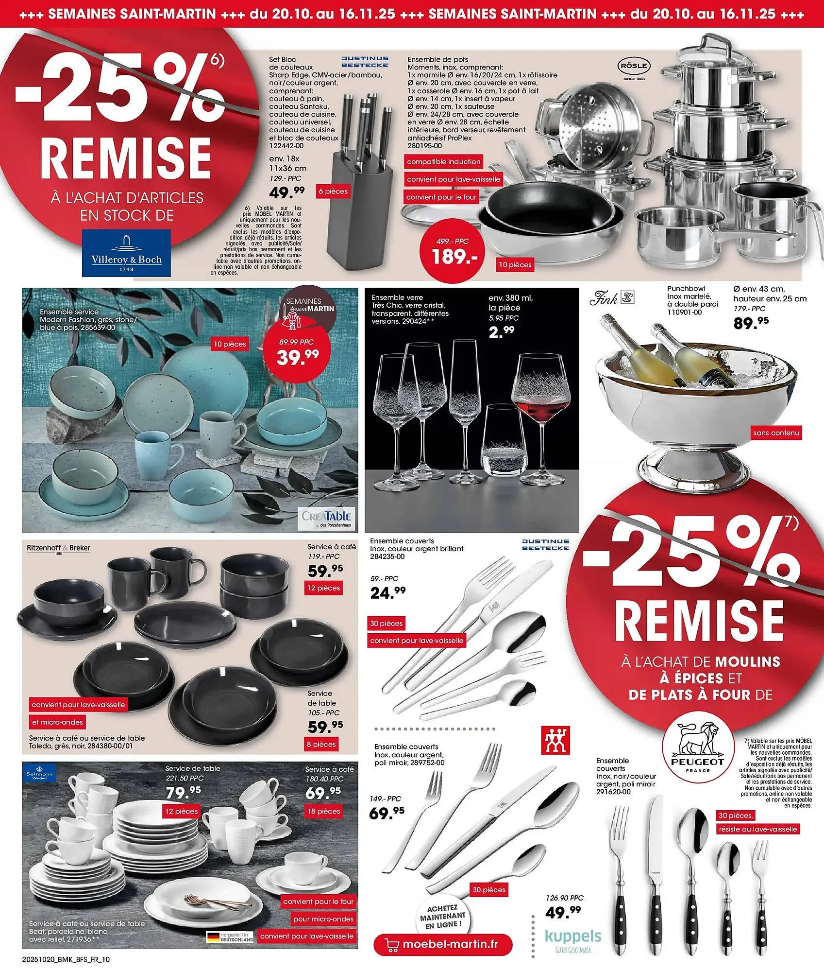 Catalogue Möbel Martin du 19 octobre au 2 novembre 2025 - Catalogue page 10
