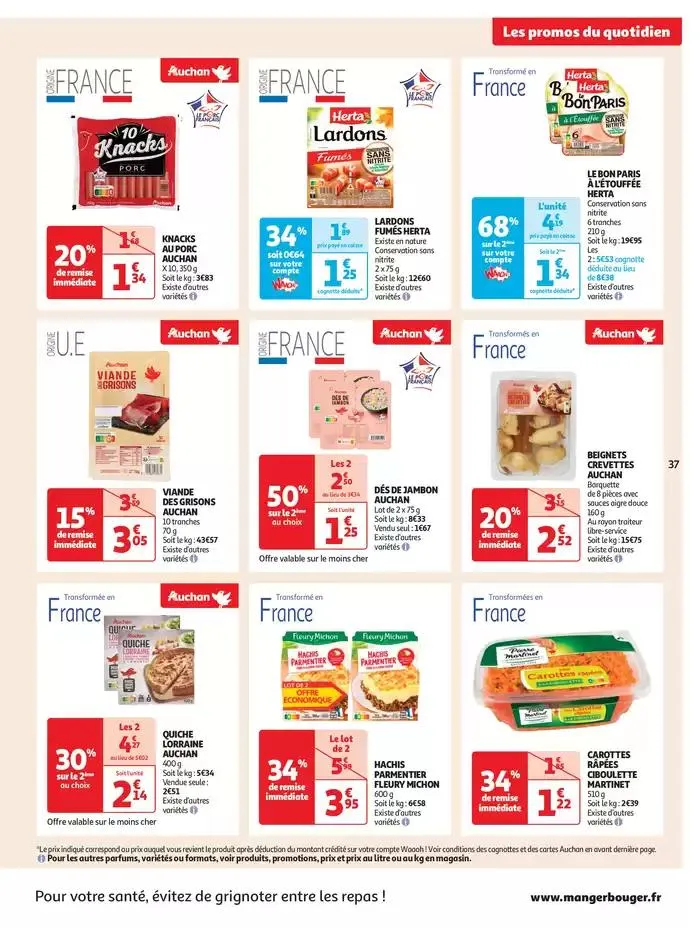 Des prix aussi bas, c'est le top du 8 avril au 21 avril 2025 - Catalogue page 38