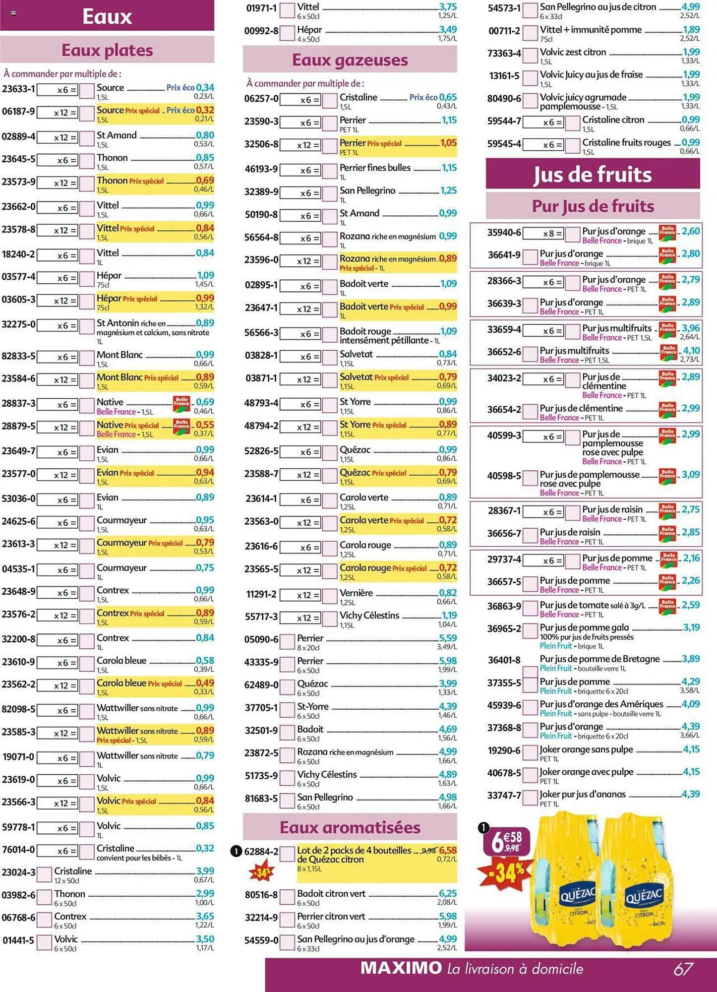 Catalogue Maximo du 19 janvier au 25 février 2024 - Catalogue page 67