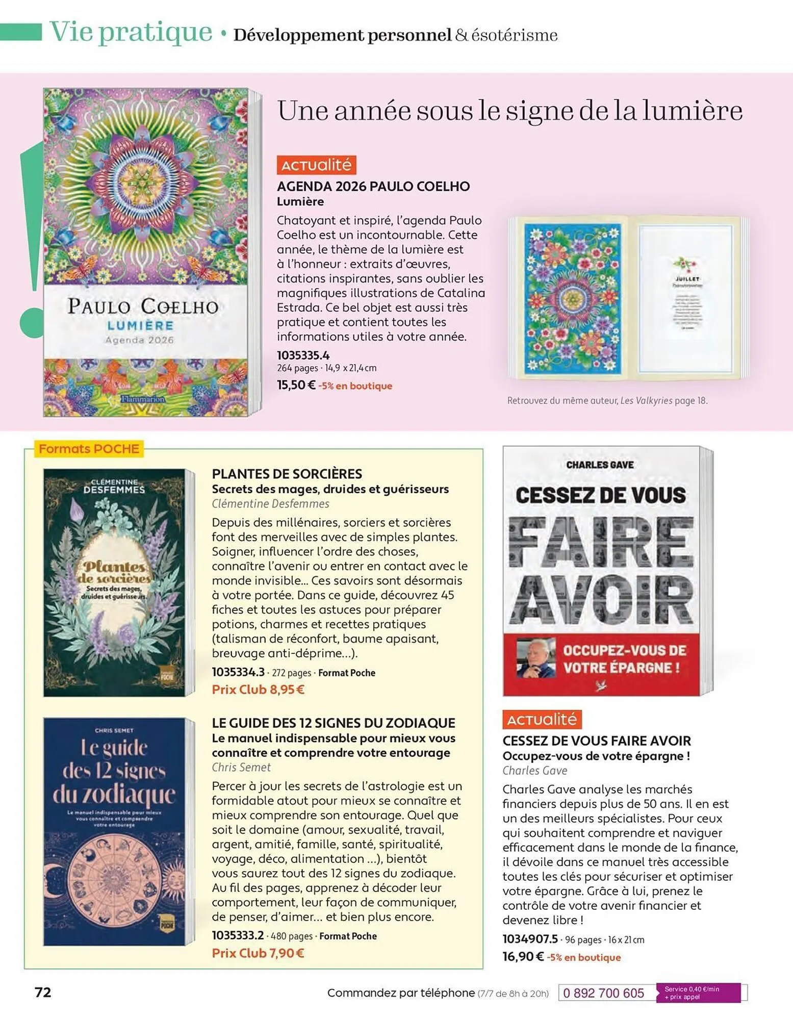 Catalogue France Loisirs du 1 septembre au 31 octobre 2025 - Catalogue page 72