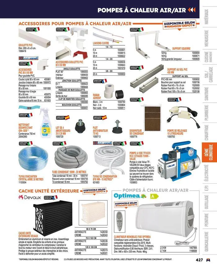 Guide produits 2024 du 15 mars au 31 décembre 2024 - Catalogue page 427