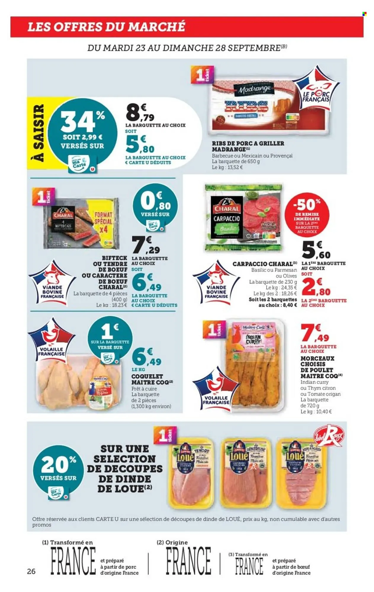 Catalogue Super U du 23 septembre au 5 octobre 2025 - Catalogue page 26