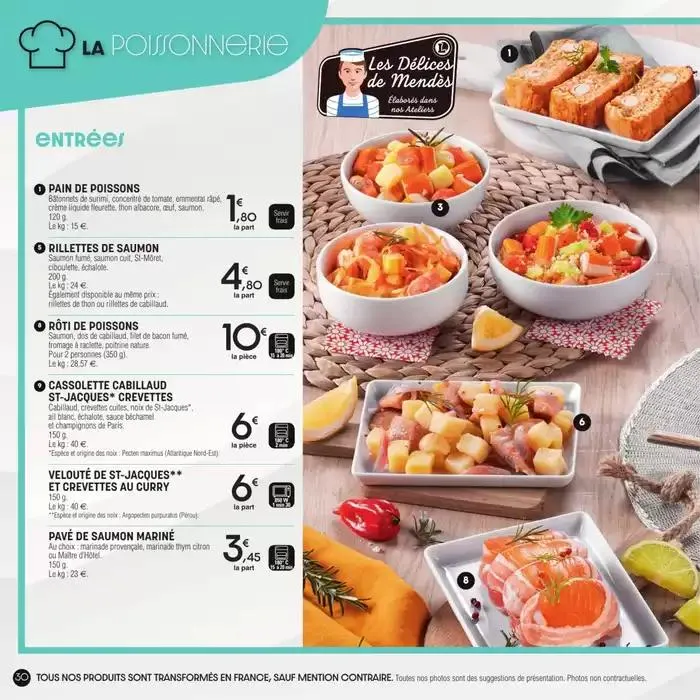 Carte traiteur permanente du 17 avril au 31 mars 2026 - Catalogue page 30