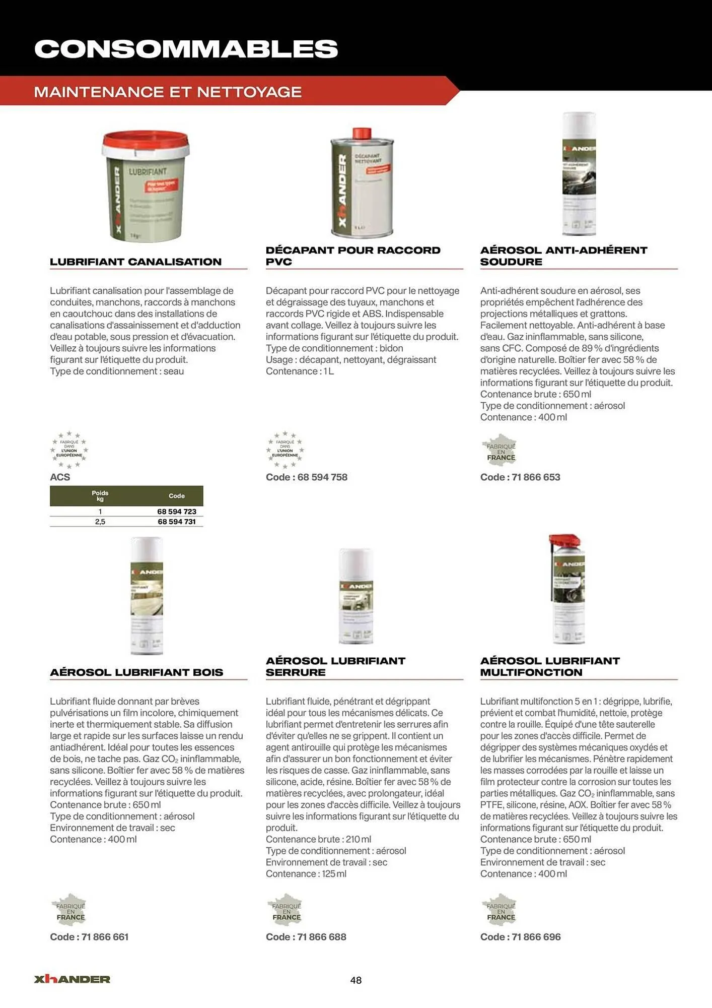 Catalogue Prolians du 2 septembre au 31 décembre 2025 - Catalogue page 48