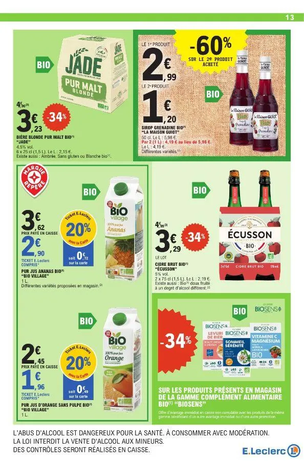 E. Leclerc du 20 mai au 31 mai 2025 - Catalogue page 13
