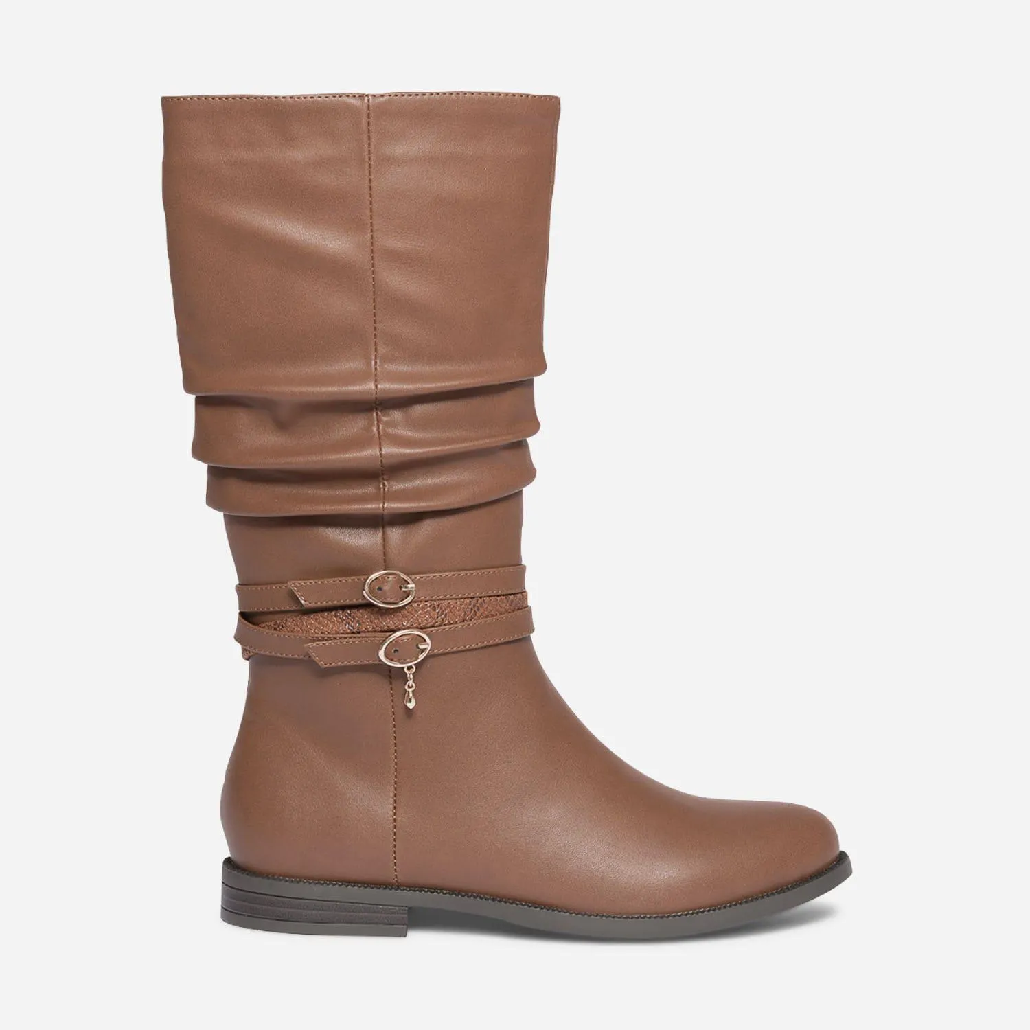 Botte camel à 3 brides