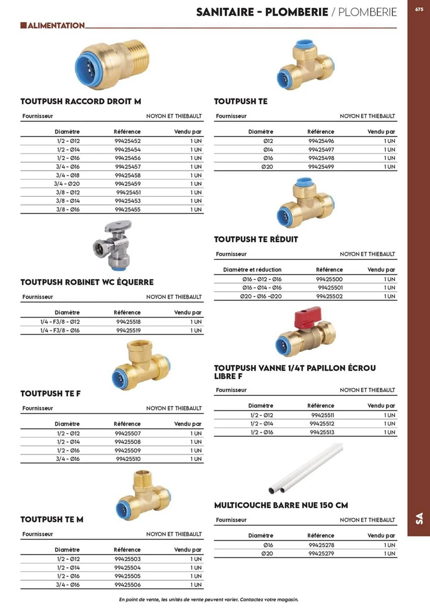 Catalogue Tout faire matériaux du 17 décembre au 30 décembre 2025 - Catalogue page 638