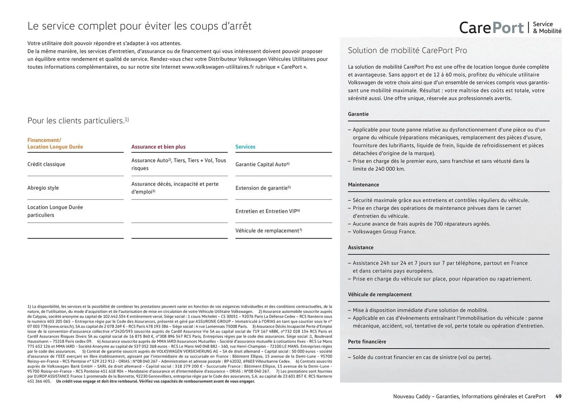 Catalogue Volkswagen du 7 août au 31 mars 2026 - Catalogue page 49