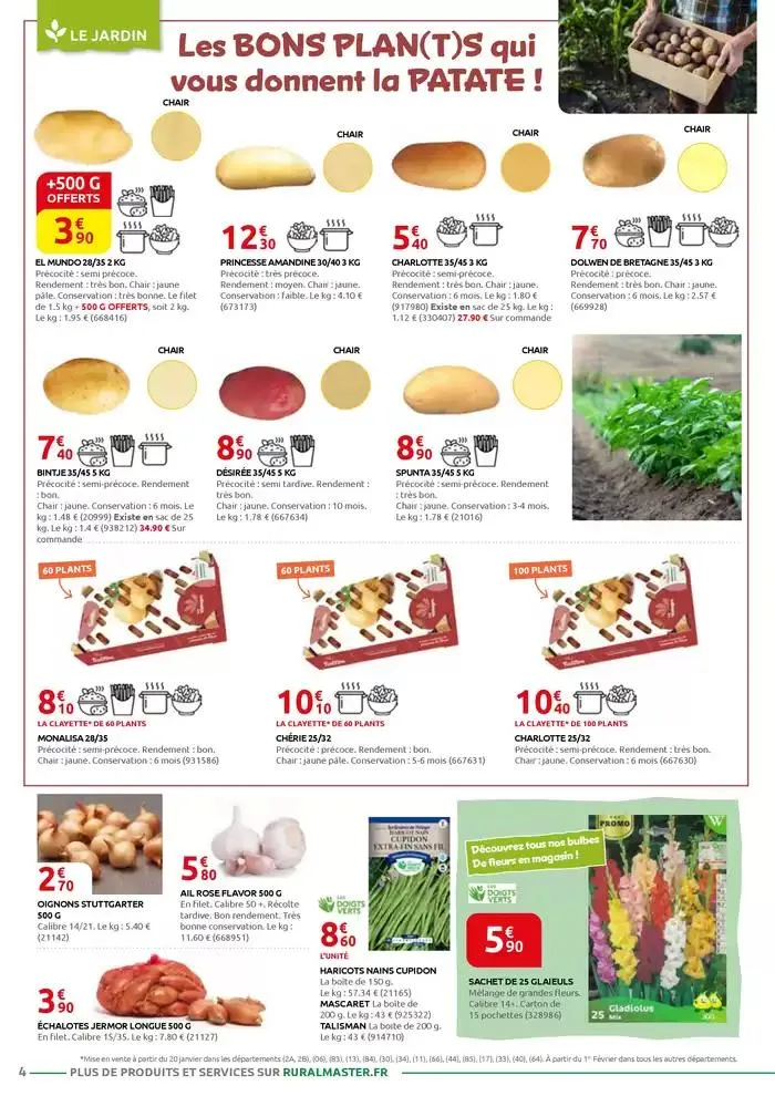 MOTOCULTURE - JARDINAGE - BRICOLAGE - DROGUERIE - ANIMALERIE du 3 mars au 29 mars 2025 - Catalogue page 4