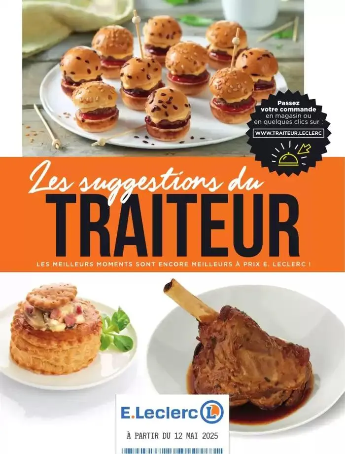 CARTE TRAITEUR PERMANENTE - MIXTE du 9 mai au 31 décembre 2025 - Catalogue page 1