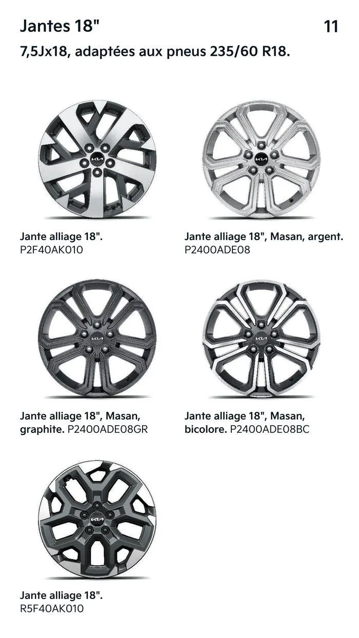 KIA Sorento Hybride - Accessoires du 13 juin au 4 juin 2025 - Catalogue page 11