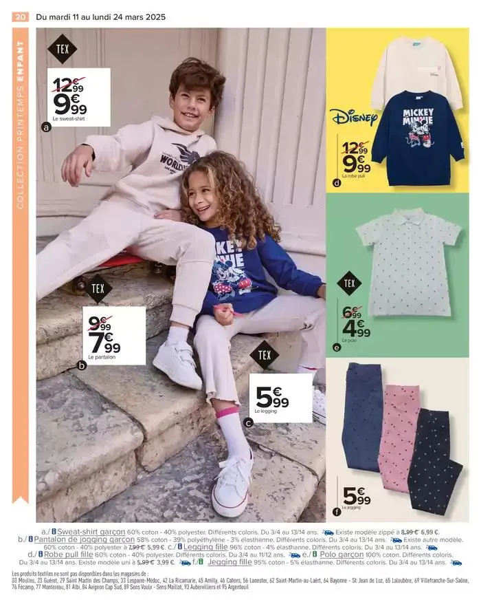 TEXTILE SPÉCIAL PRINTEMPS du 11 mars au 24 mars 2025 - Catalogue page 22