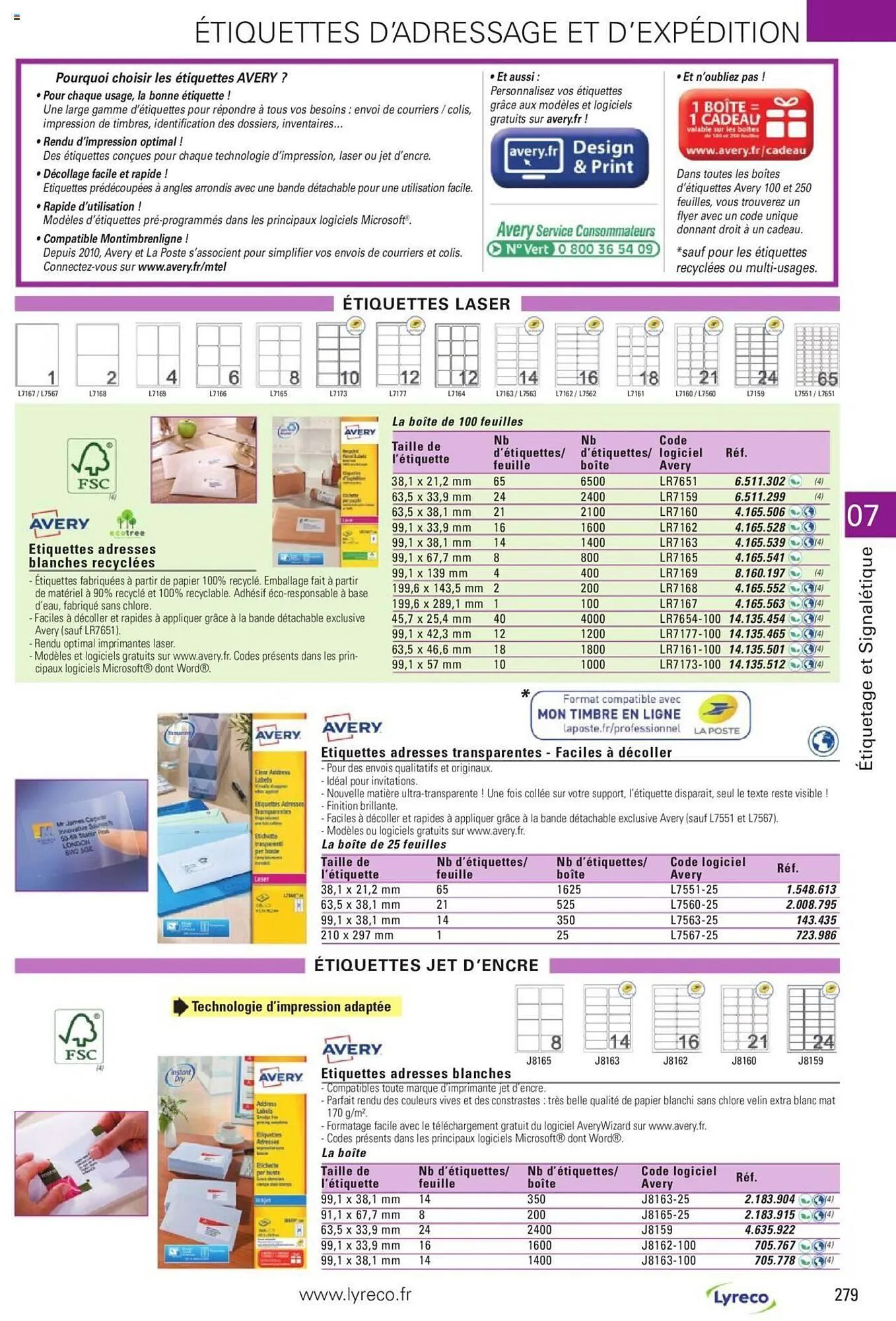 Catalogue Lyreco du 15 mai au 31 décembre 2023 - Catalogue page 279