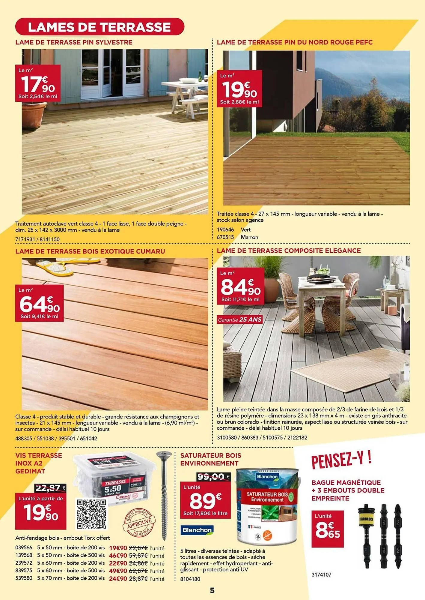 Catalogue Gedimat du 1 juillet au 20 août 2025 - Catalogue page 5