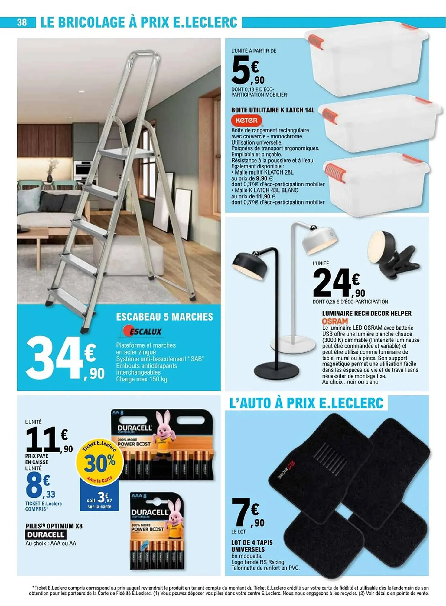 Catalogue E.Leclerc du 17 mars au 28 mars 2026 - Catalogue page 38