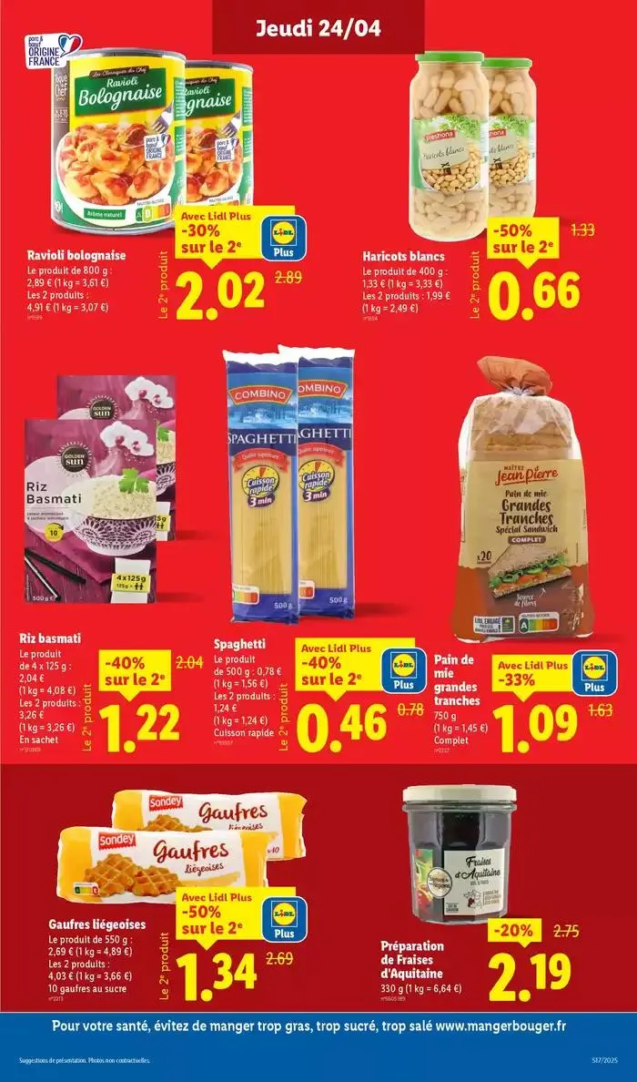 Fan de barbecue ? Retrouvez une sélection de viandes, sauces et bien plus à prix Lidl ! du 24 avril au 29 avril 2025 - Catalogue page 13