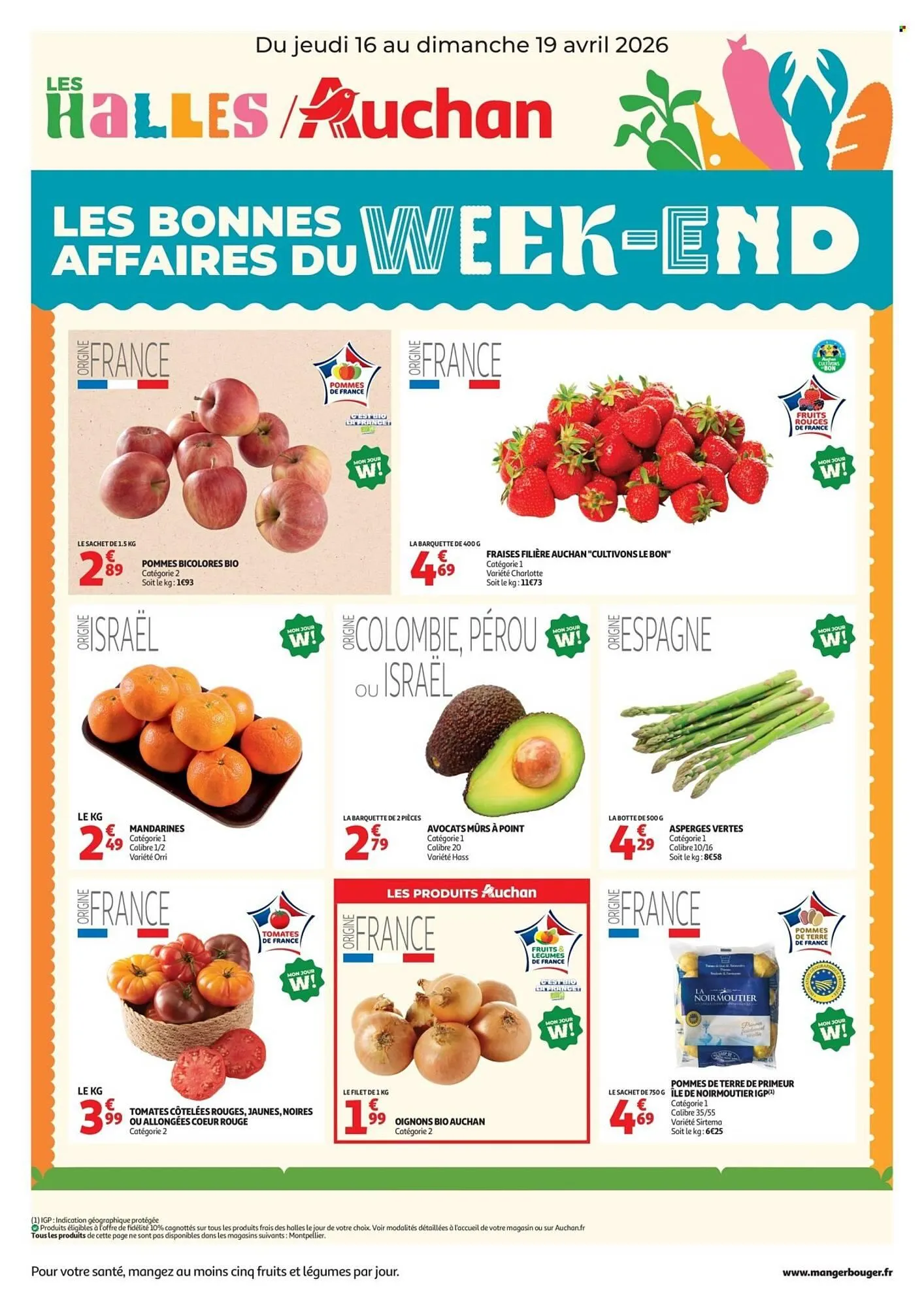 Catalogue Auchan du 16 avril au 19 avril 2026 - Catalogue page 1