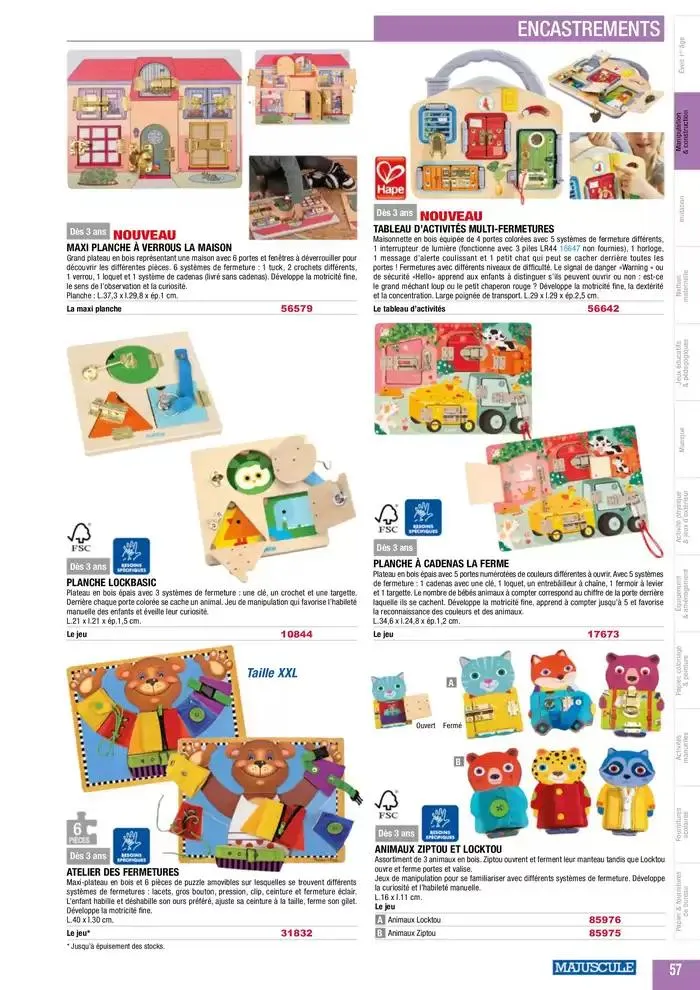 Education And Loisirs Majuscule 2025 du 5 mars au 31 décembre 2025 - Catalogue page 81