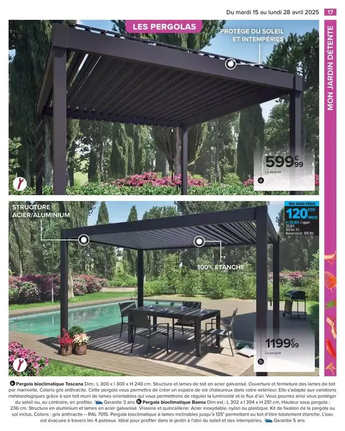 PROFITER ENFIN DE SON JARDIN du 15 avril au 28 avril 2025 - Catalogue page 17