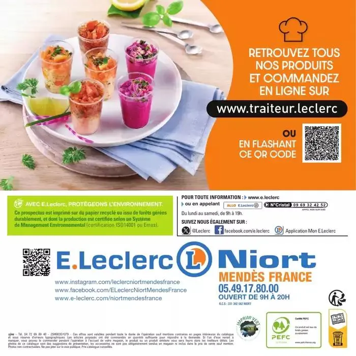 Carte traiteur permanente du 17 avril au 31 mars 2026 - Catalogue page 48