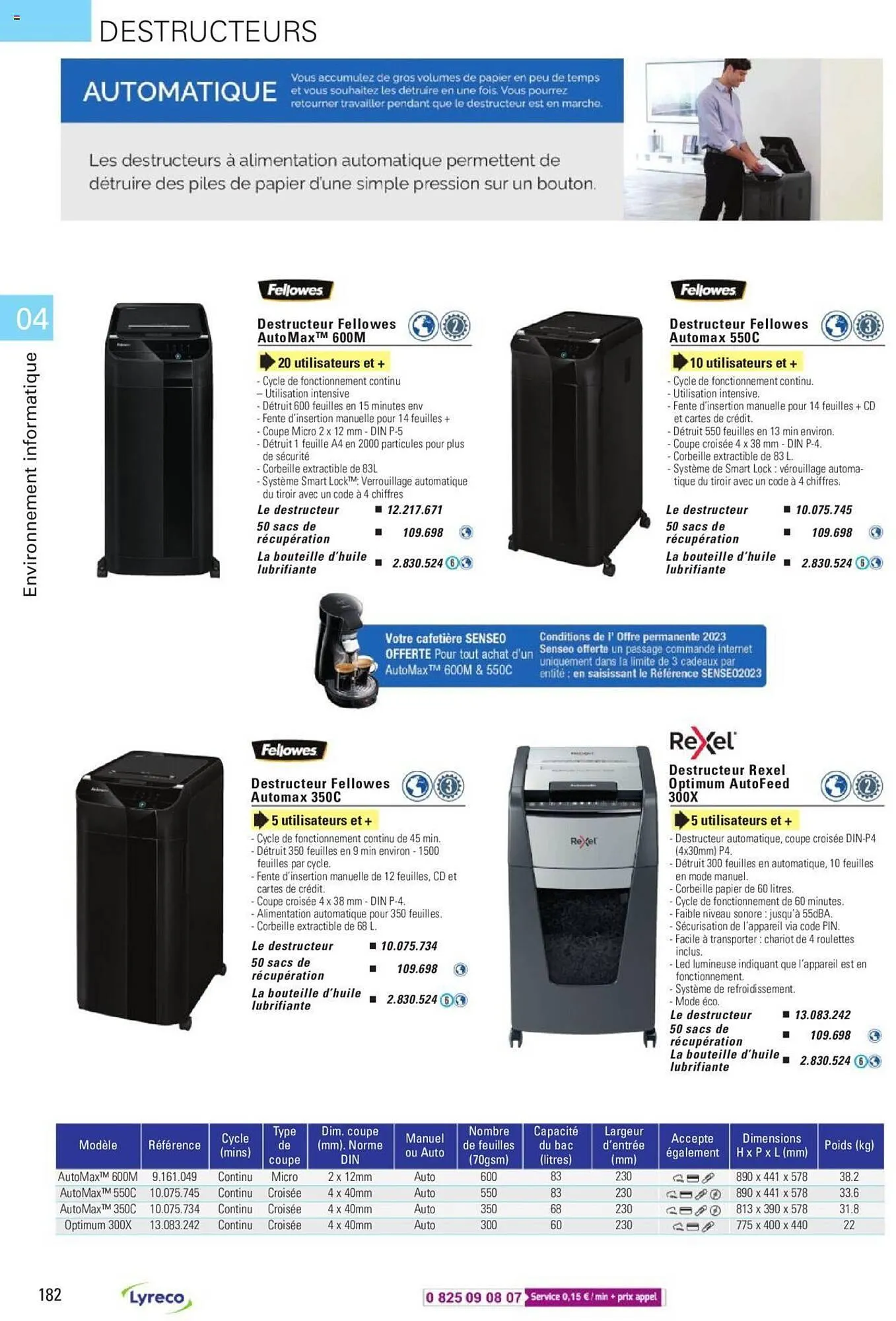 Catalogue Lyreco du 15 mai au 31 décembre 2023 - Catalogue page 182