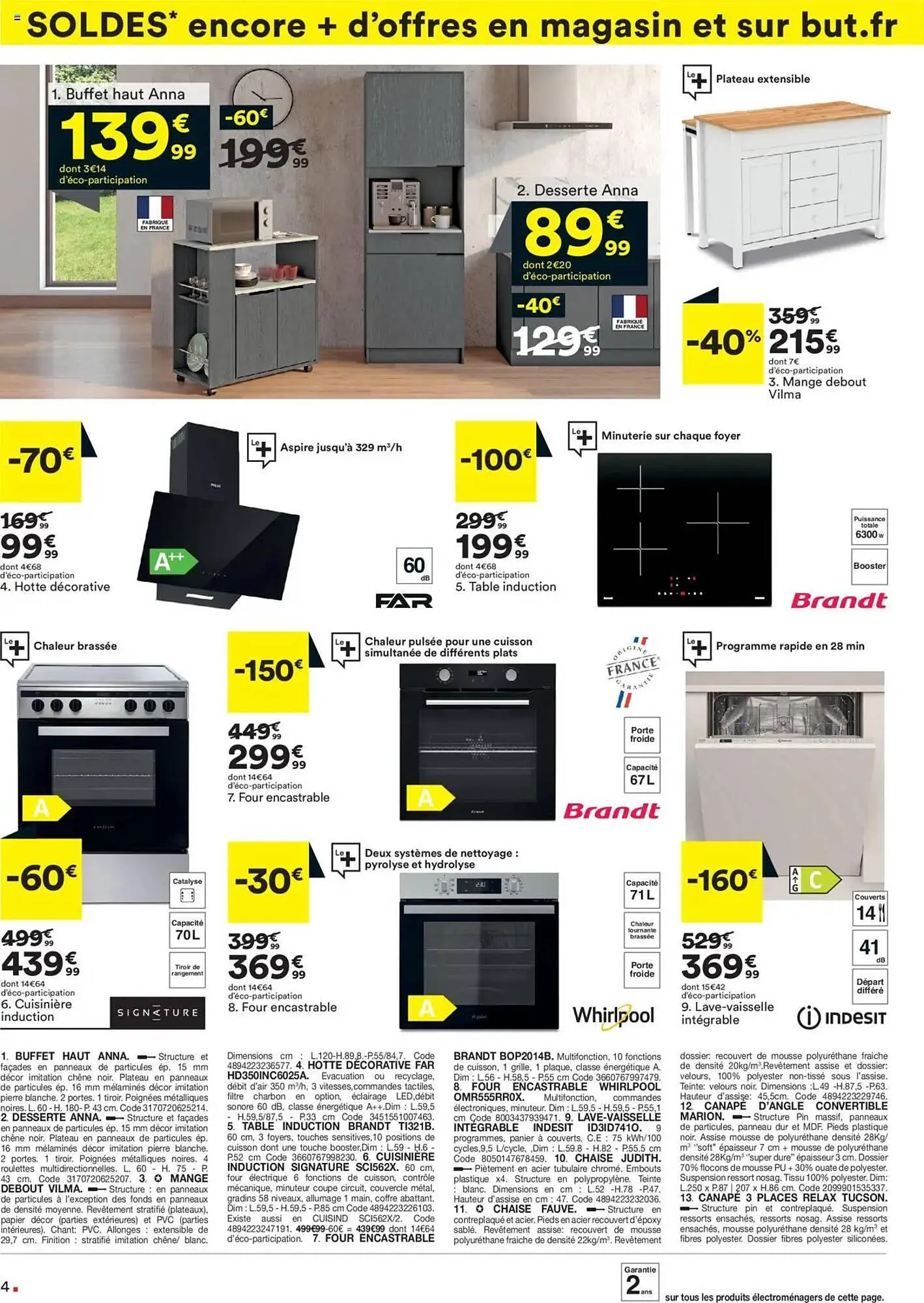 Catalogue BUT du 25 juin au 22 juillet 2025 - Catalogue page 4