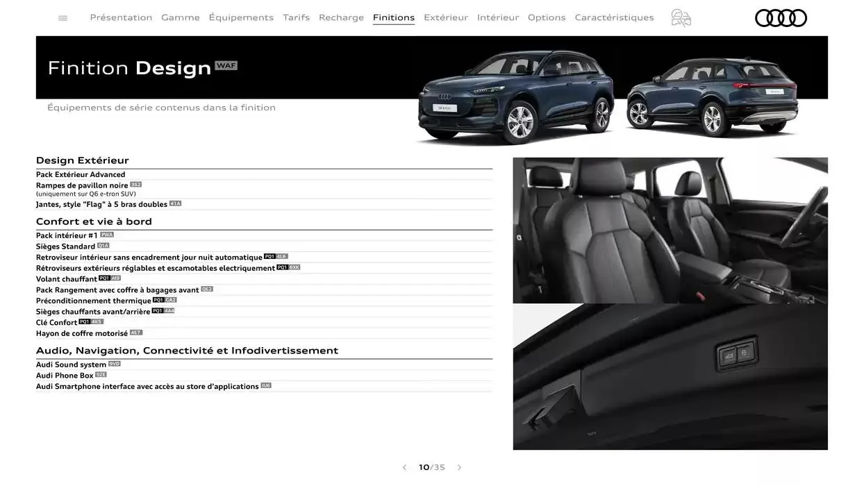 Audi Q6 e-tron  du 7 janvier au 31 janvier 2026 - Catalogue page 10