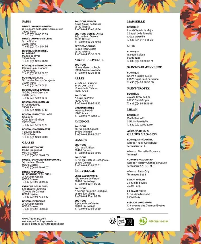 Printemps/Été 2025 du 17 mars au 23 septembre 2025 - Catalogue page 162