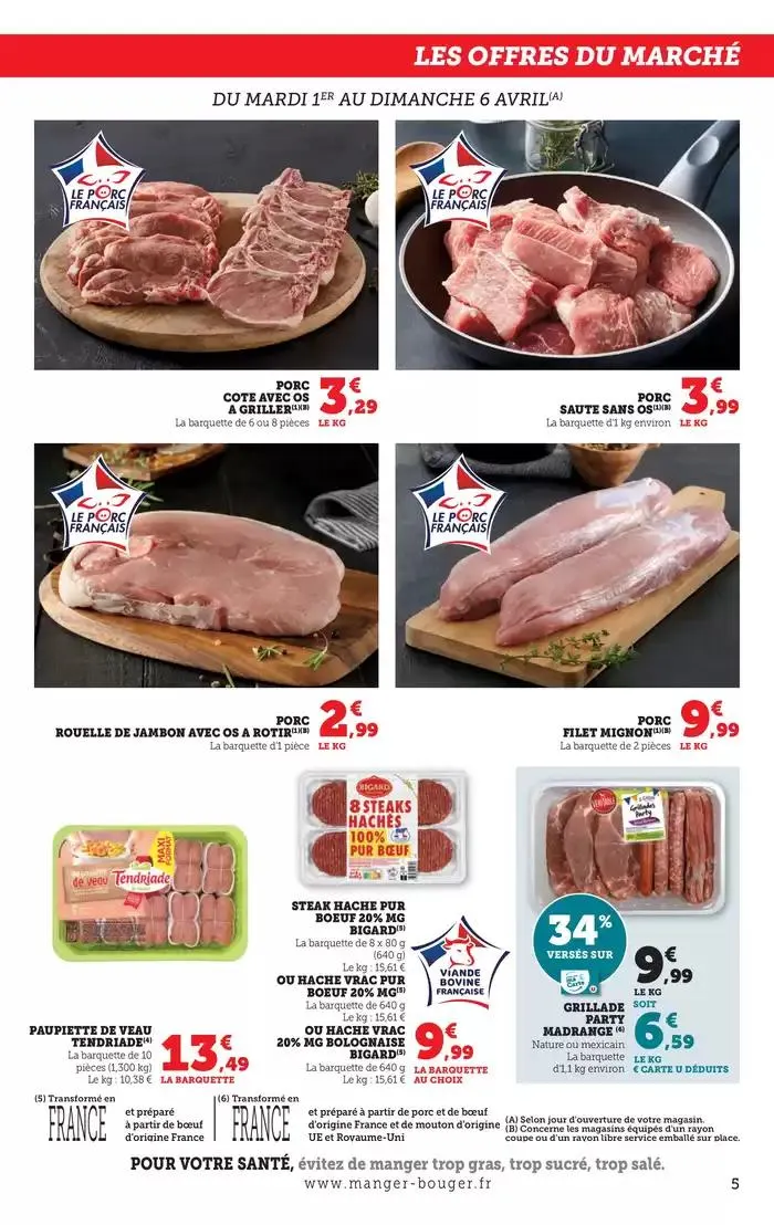 LE MARCHÉ À PRIX BAS ! du 1 avril au 13 avril 2025 - Catalogue page 5