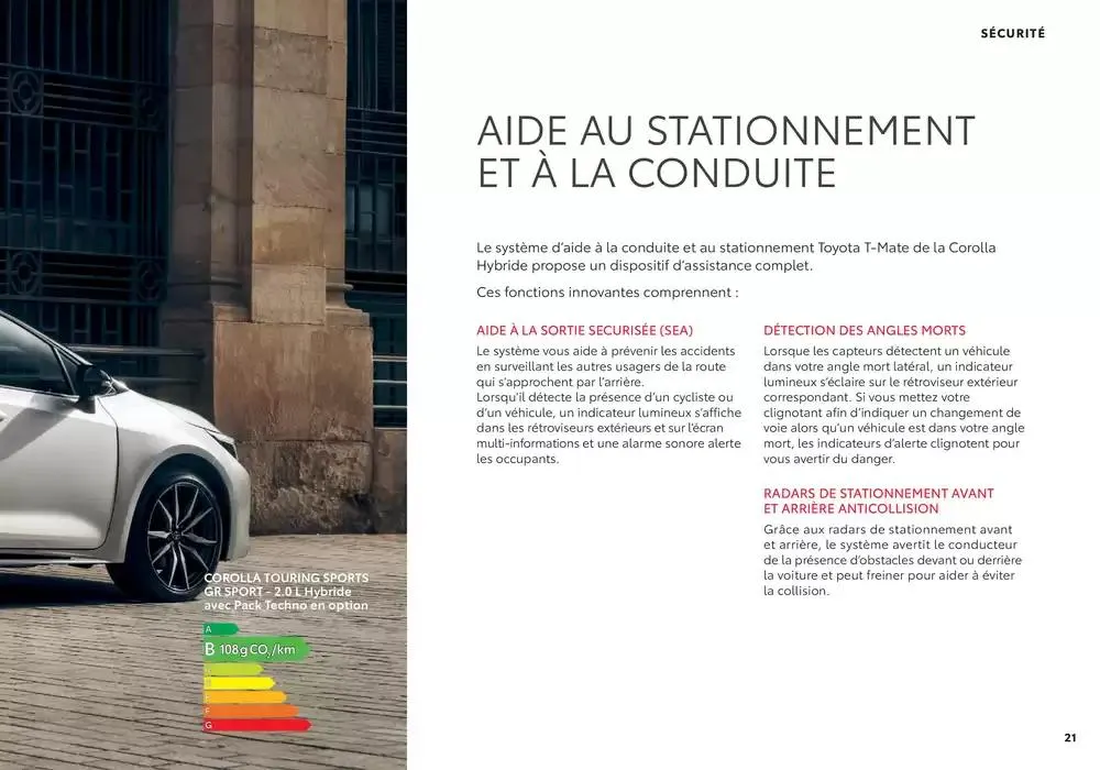 Toyota Corolla  du 11 février au 11 février 2026 - Catalogue page 21