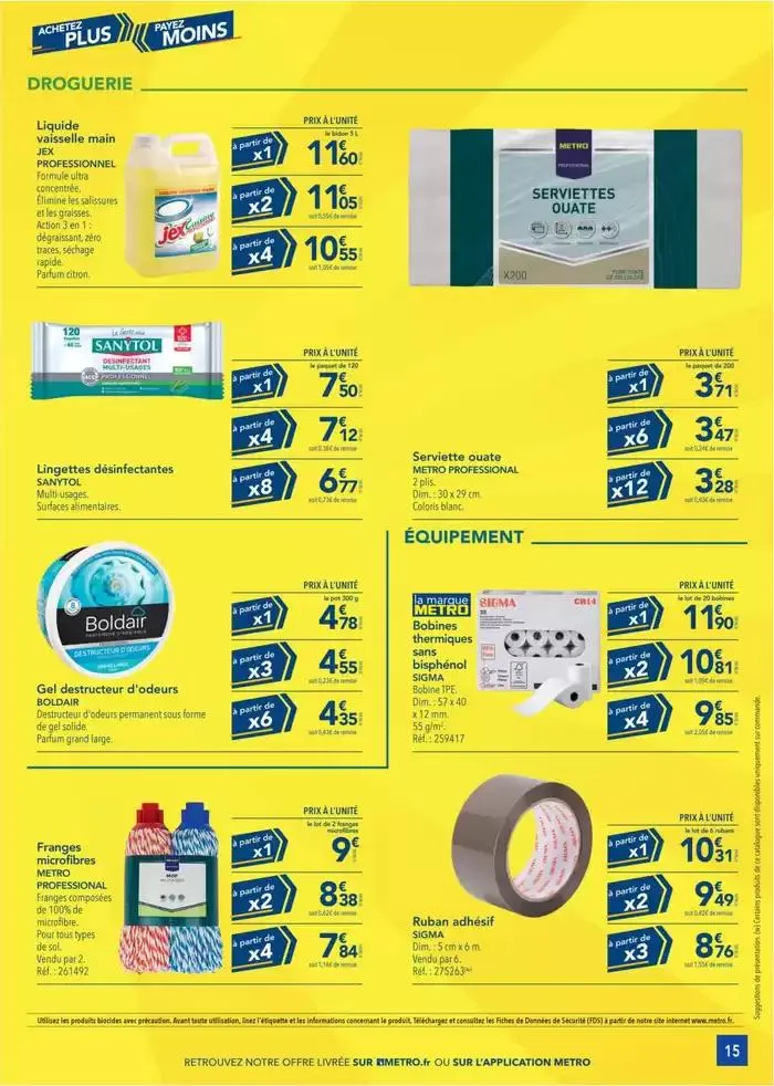 Metro Achetez plus payez moins du 28 février au 26 mars 2025 - Catalogue page 15