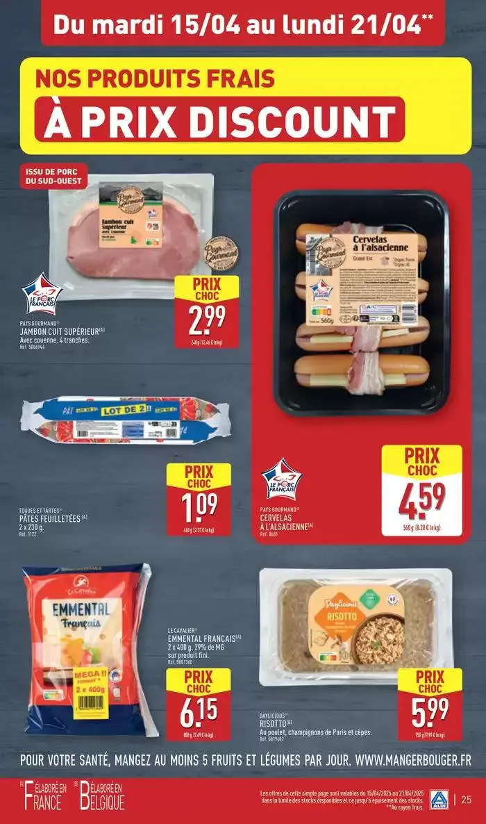 Arrivages de Pâques à prix discount du 15 avril au 21 avril 2025 - Catalogue page 28