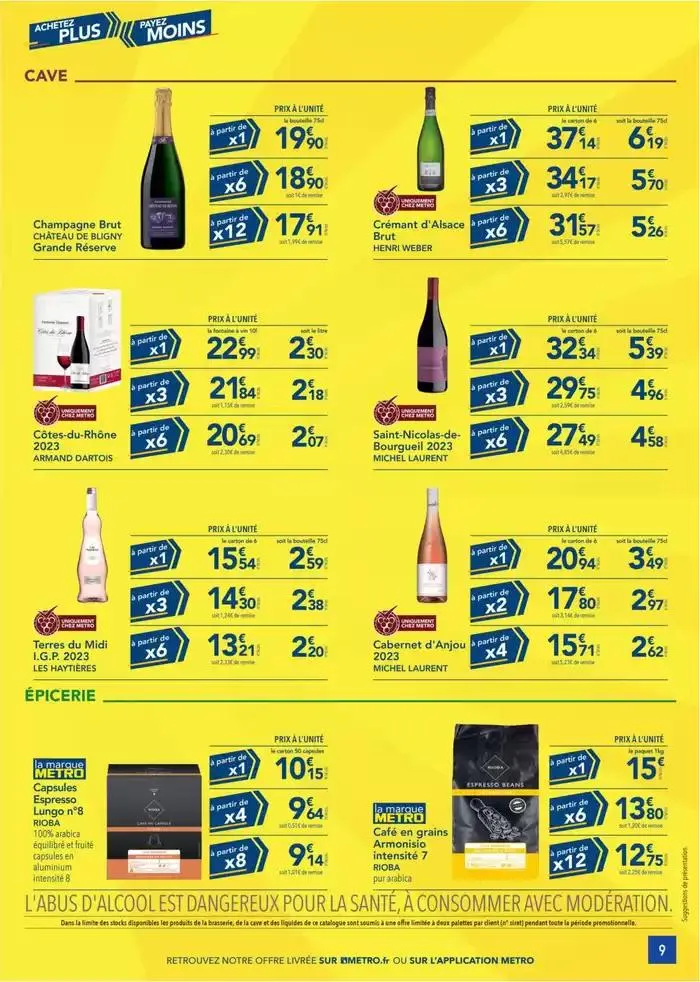 Metro Achetez plus payez moins du 27 février au 26 mars 2025 - Catalogue page 9