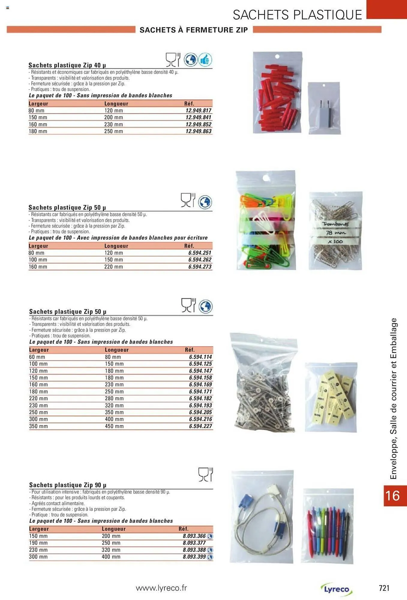 Catalogue Lyreco du 15 mai au 31 décembre 2023 - Catalogue page 721
