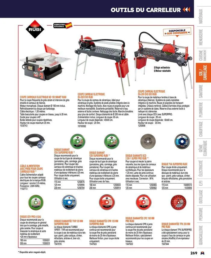Guide produits 2024 du 15 mars au 31 décembre 2024 - Catalogue page 269