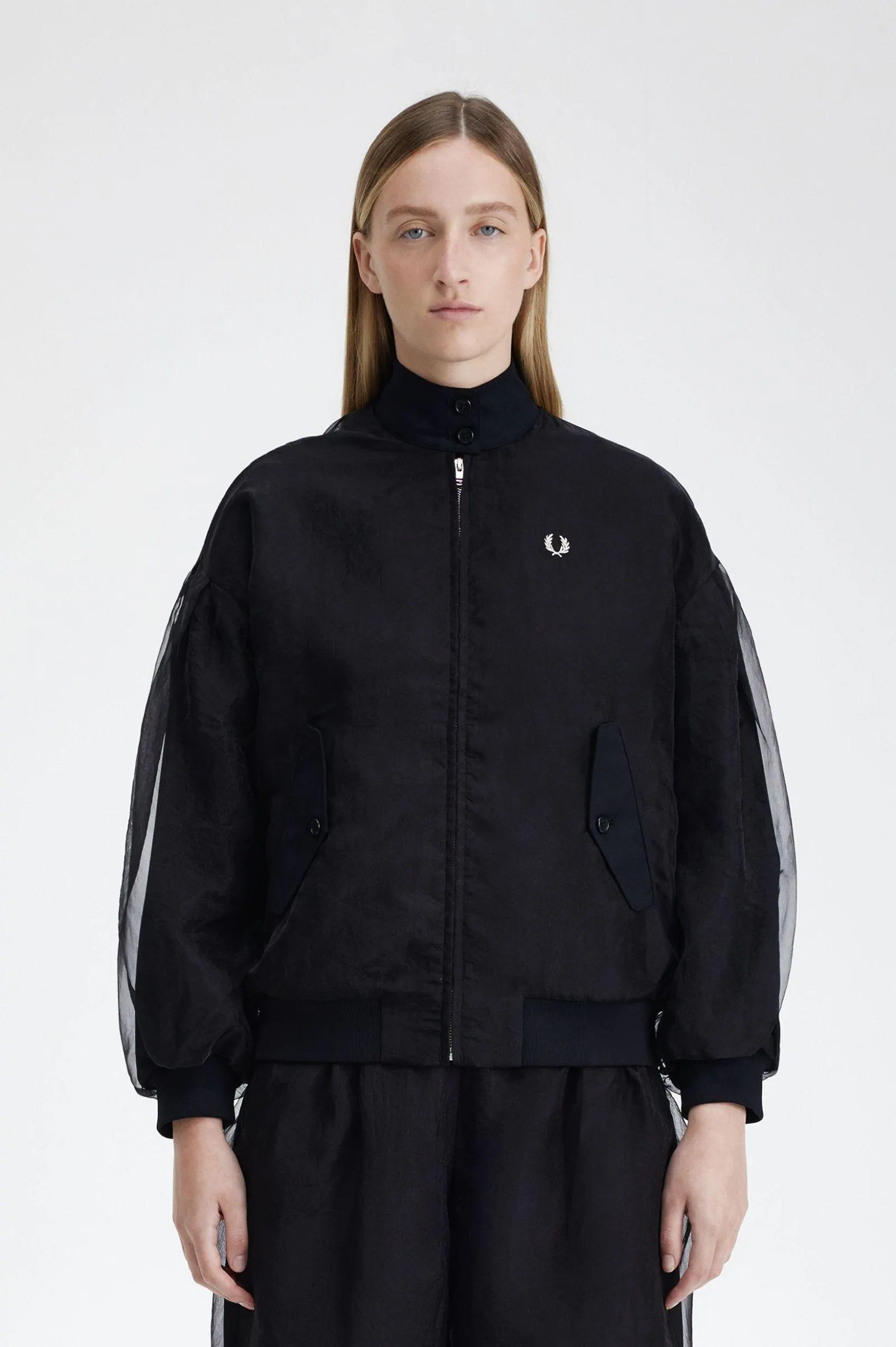 Veste à superposition transparente