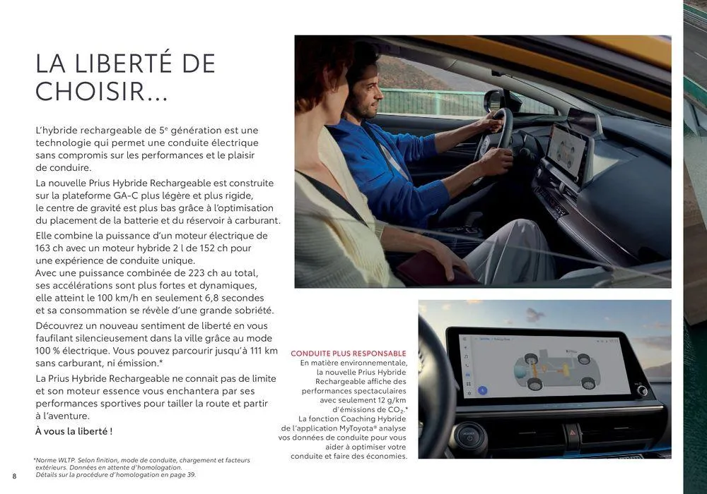 Toyota Prius Hybride Rechargeable du 13 septembre au 13 septembre 2025 - Catalogue page 8