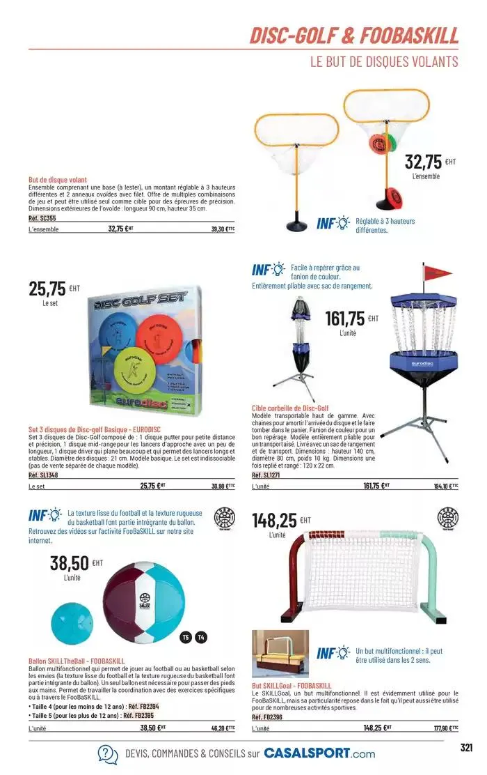 ÉQUIPEMENT SPORTIF du 6 mars au 31 décembre 2025 - Catalogue page 293