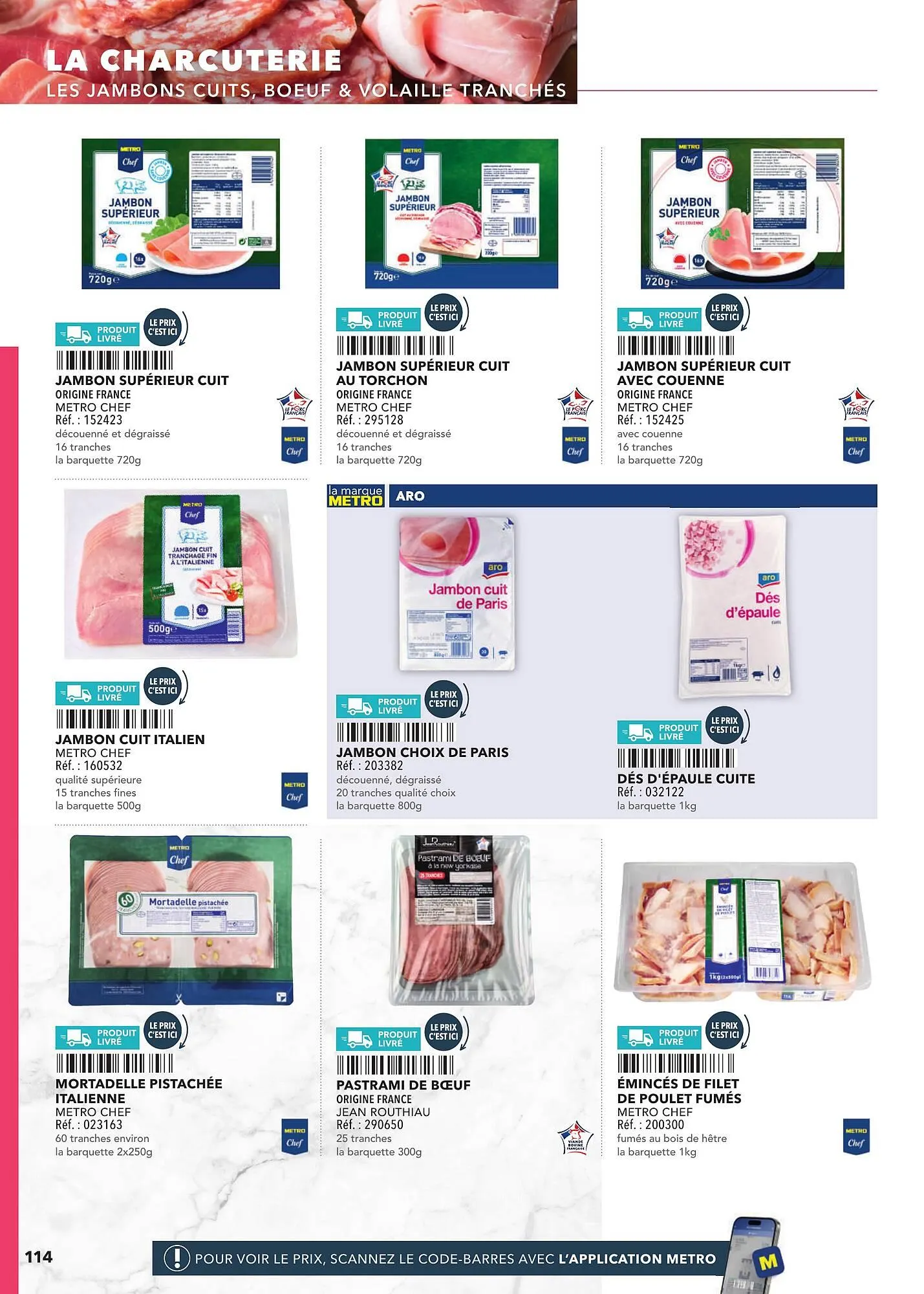 Catalogue METRO du 2 mars au 31 décembre 2025 - Catalogue page 114